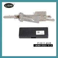 LISHI HONDA2021 Vertical Milling Latest Honda Thin Key 2-in-1 Tool