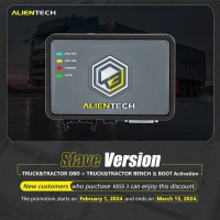 TRUCK & TRACTOR OBD + TRUCK & TRACTOR BENCH - BOOT Activation for New Alientech KESS3 Salve Users