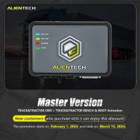 TRUCK & TRACTOR OBD + TRUCK & TRACTOR BENCH - BOOT Activation for New Alientech KESS3 Master Users