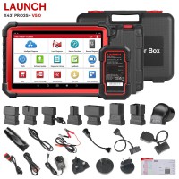 LAUNCH X431 PRO3 S+ V5.0 Bi-Directional Scan Tool Support 37+ Reset Service/ OE-Level Full System Diagnose/ ECU Coding EU Version