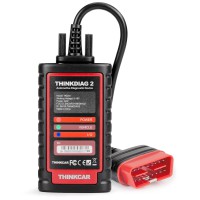 THINKCAR ThinkDiag 2 ALL Software 1 Year Free Update Auto Diagnostic tool Supports CAN FD ECU Coding Active Test 16 Reset OBD2 Scanner