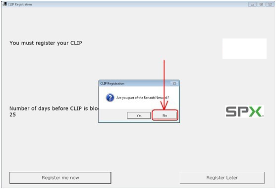 clip registration step 2