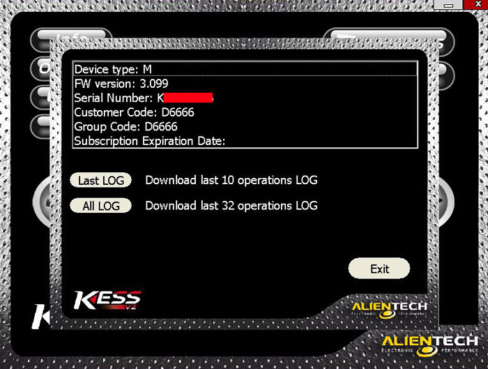 KESS V2 Unlimited Tokens Version Firmware V4.036