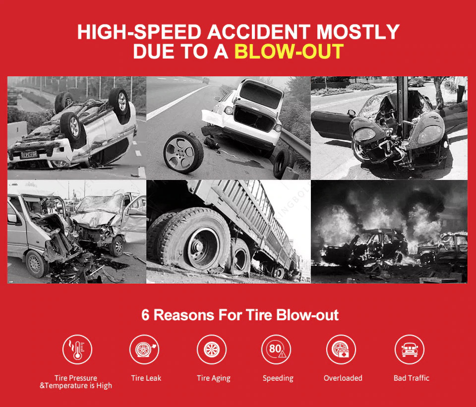 high speed accident mostly duet to a blow-out