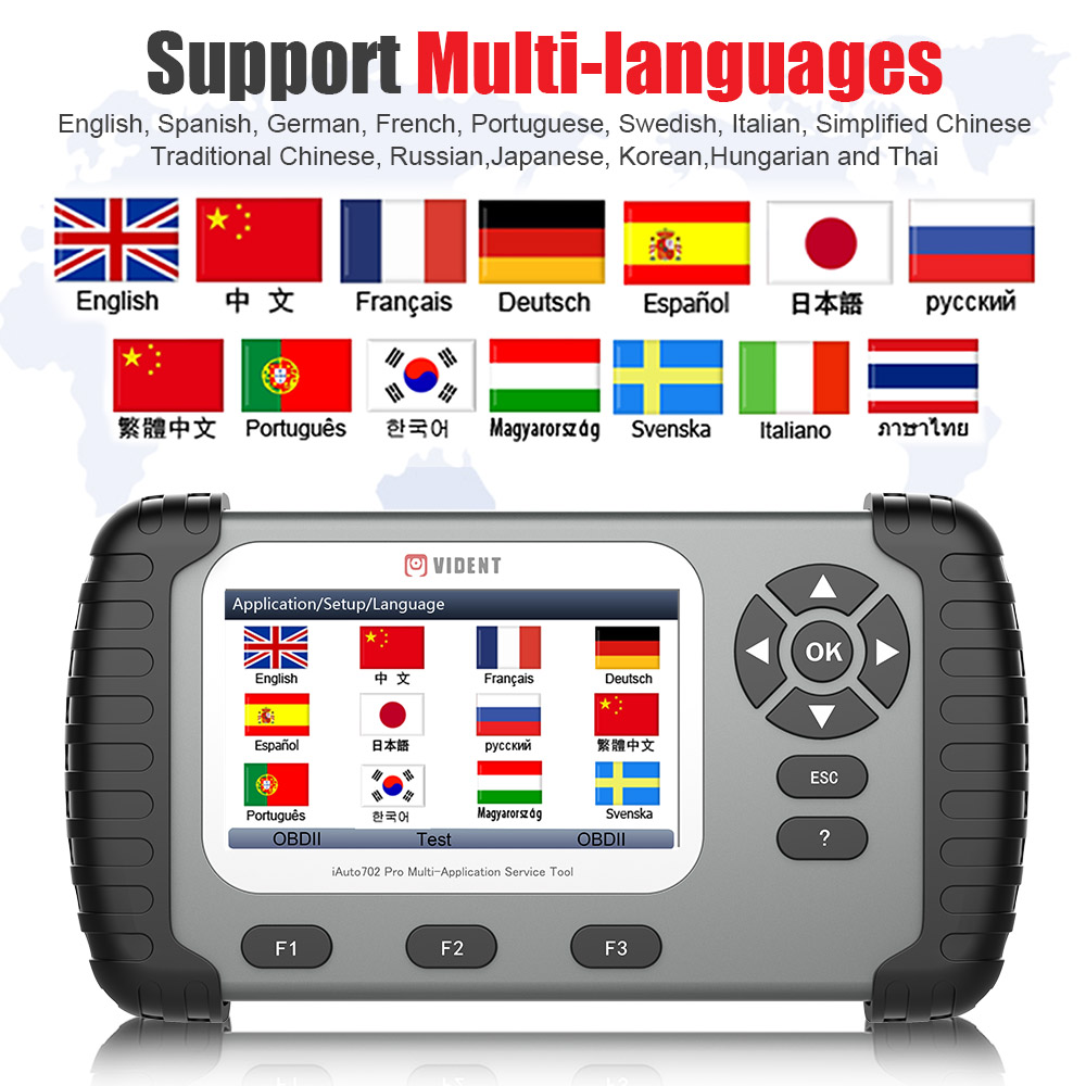 iAuto 702Pro Multi-Sprachen