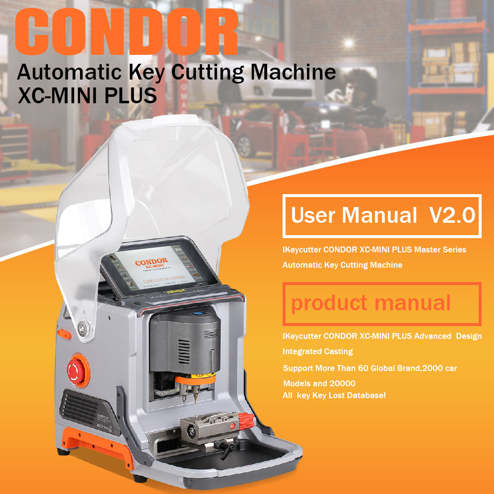 Xhorse Condor XC-Mini Key Cutting Display