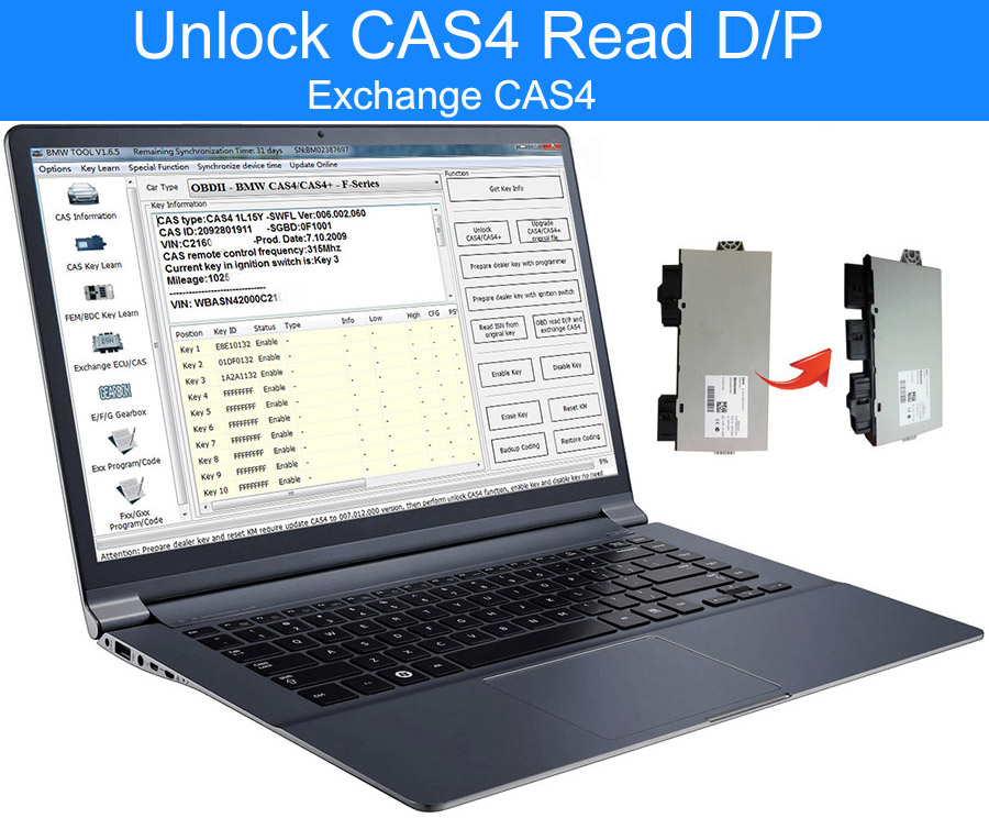 Unlock CAS4 Read D/P exchange CAS4