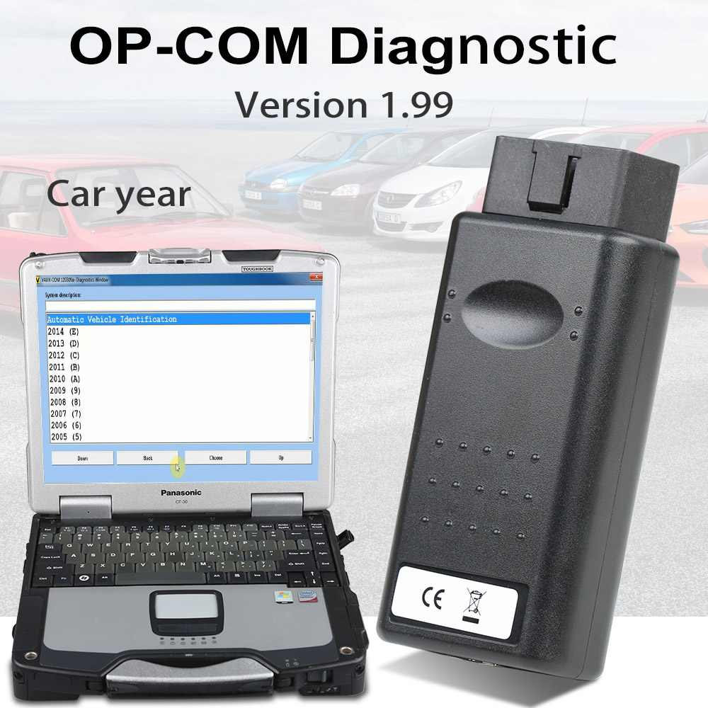 Für Opel Interface Diagnose v1.99 ähnl OP COM OBD2-Fehlerlesen etc Software DE 