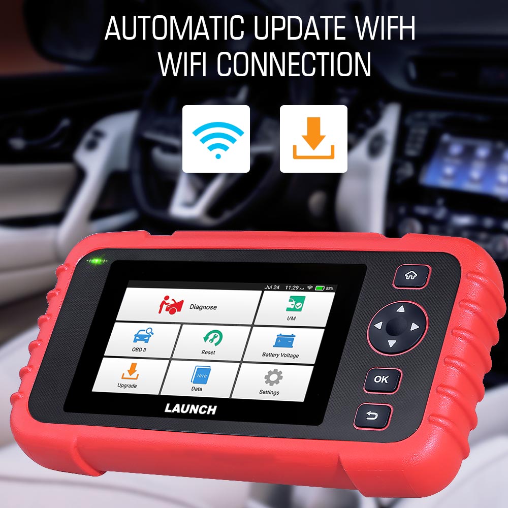 Launch Crp123e 5 Inch Full System for 57 Brands Free Update Via WiFi -  China Auto Scanner, OBD2 Scanner Tool
