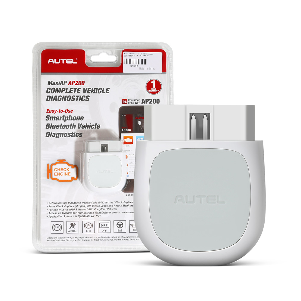 200 Original Autel MaxiAP AP200 Bluetooth OBD20 Scanner Code ...