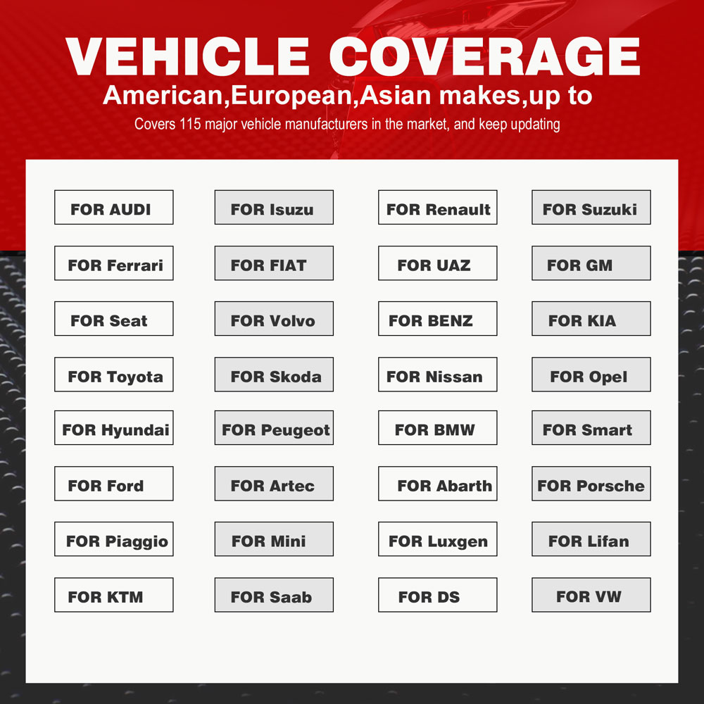 Vehicles List