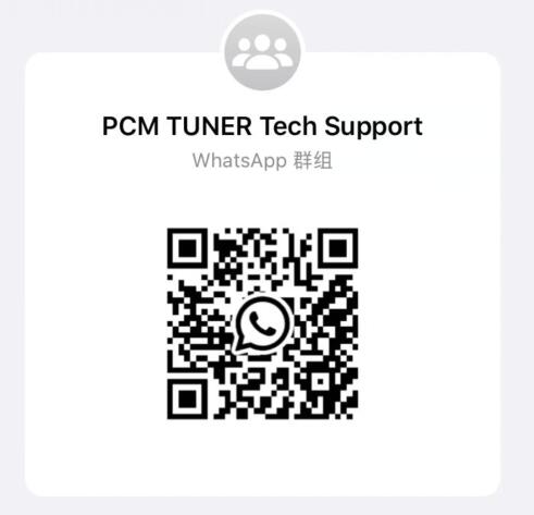 Scan QR to Add the PCMTuner Technical Support:
