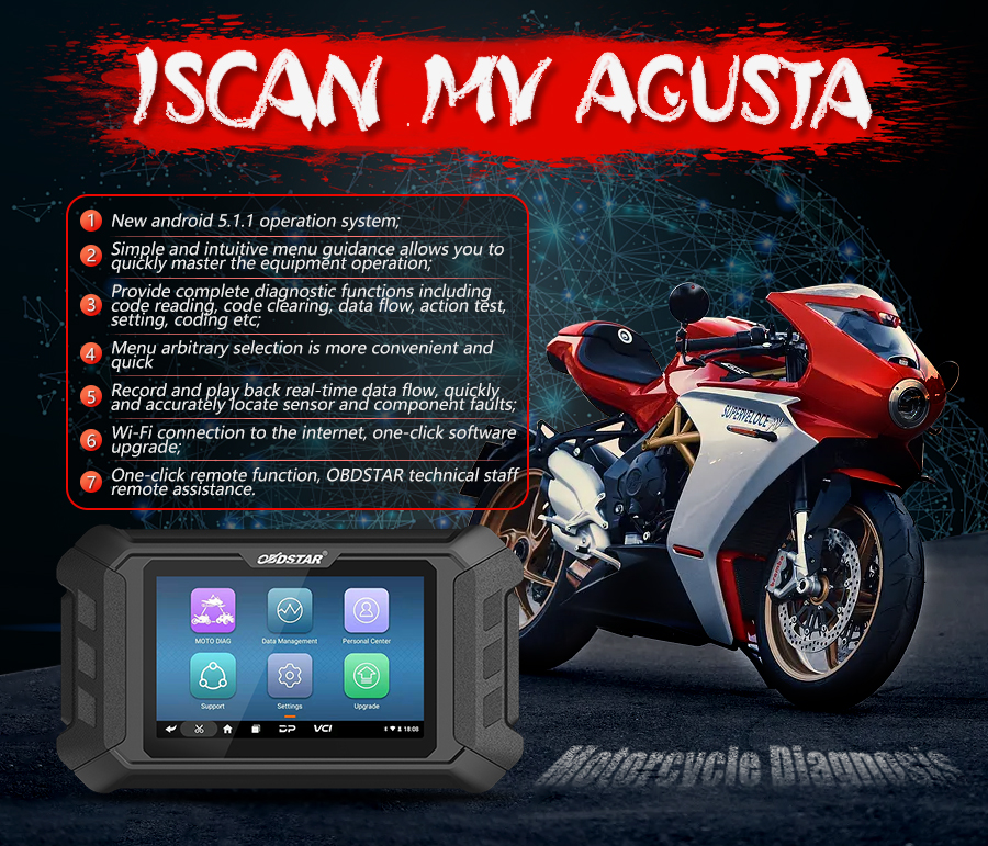 OBDSTAR iScan MV Agusta
