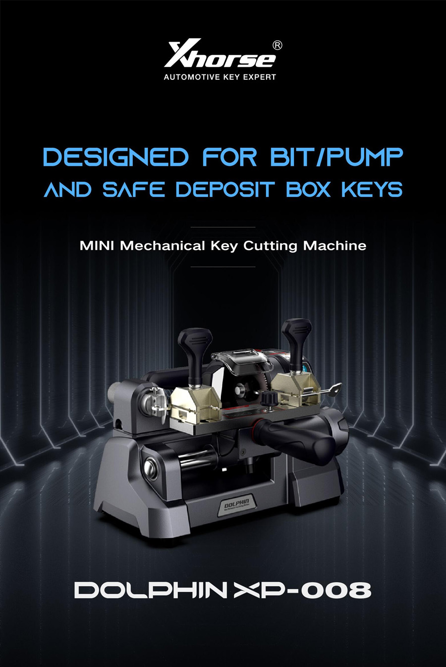 XHORSE DOLPHIN XP-008 MINI Mechanical Key Cutting Machine