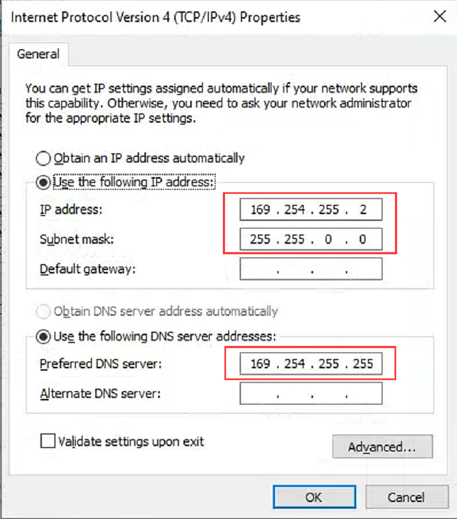 SUPER MB PRO M6+ IP address settings
